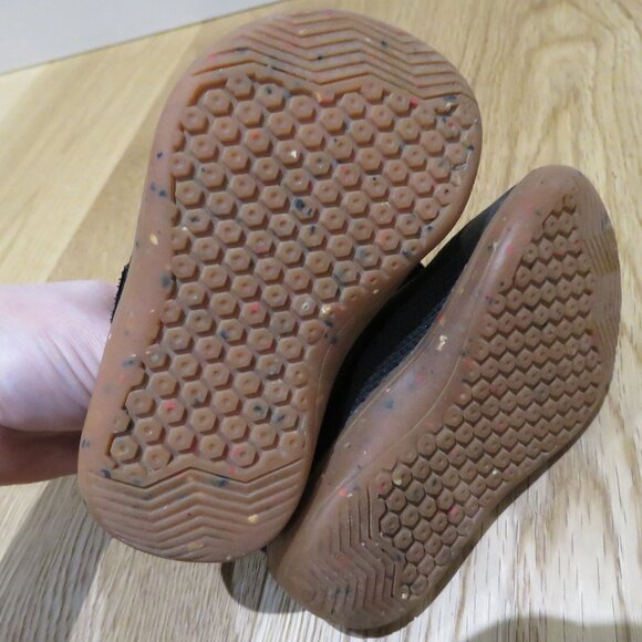 WHITIN Barefoot Toddler Sneaker Shoes in Black Breathable Mesh Outdoor Casual - Picture 8 of 9